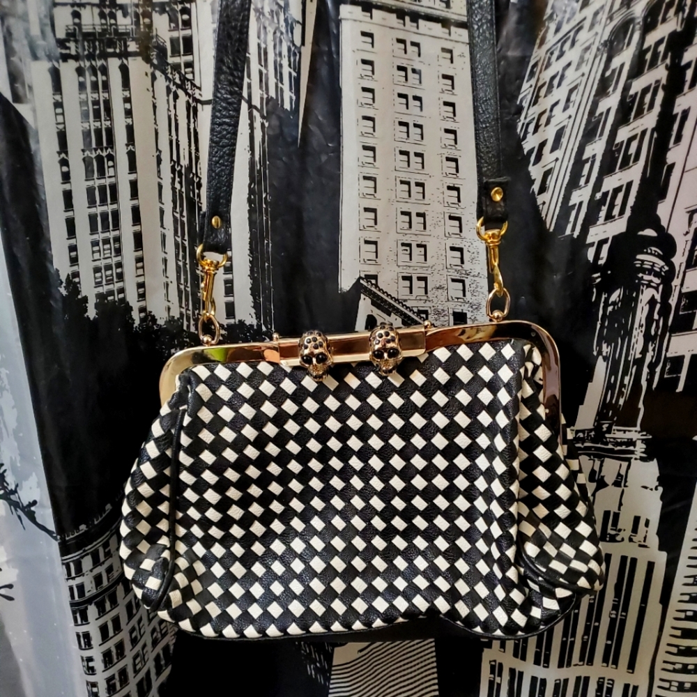 Black &White purse